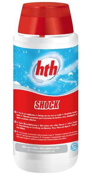 HTH klor til pool - Shock 75% Hypoklorit 2 kg