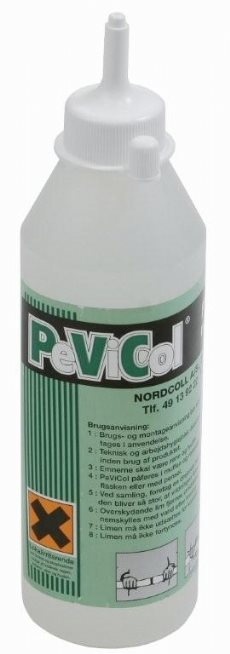 PeViCol 500 ml, PVC lim - hurtig